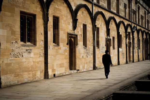  Porter at Christchurch College, Oxford, UK to illustrate College pay gap for Oxford tutorial fellows drives ‘ill will’