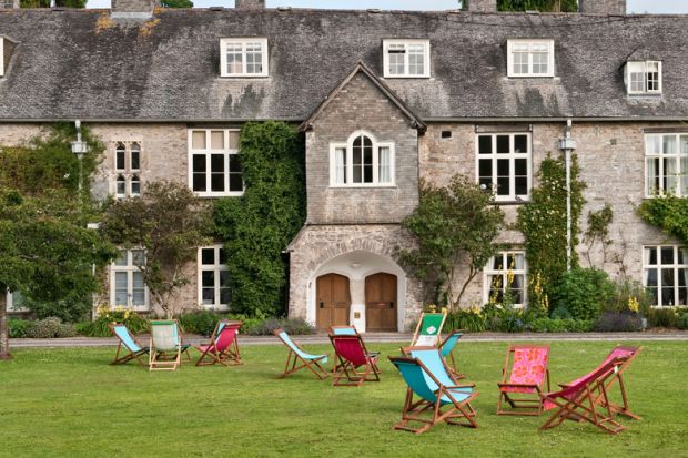 Dartington Hall, Totnes, Devon, UK as described in the article