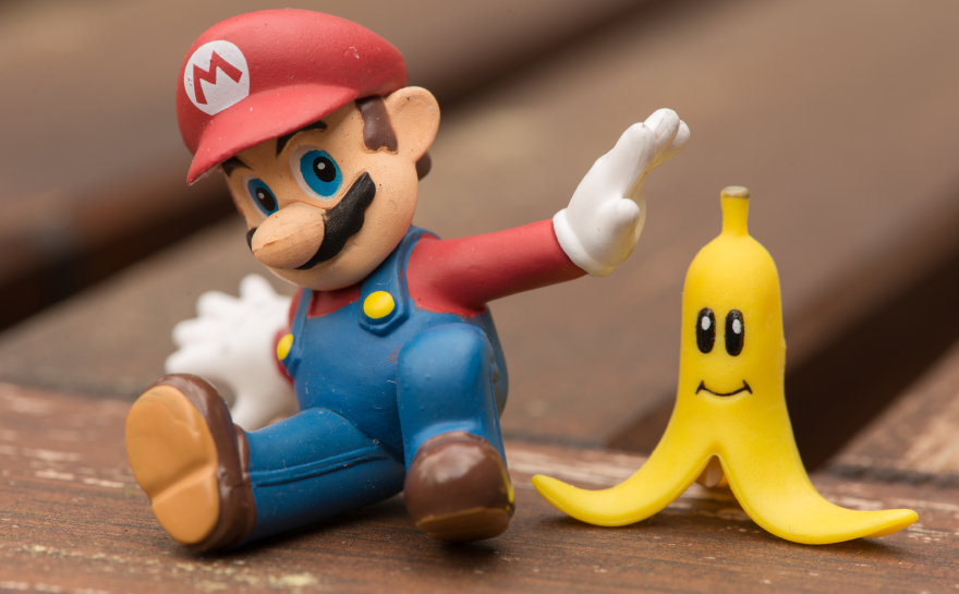 mario banana plush